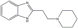 2-(2-Piperidinoethyl)-1H-benzimidazole Struktur