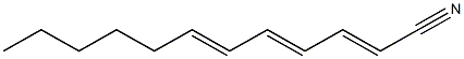 2,4,6-Dodecatrienenitrile Struktur