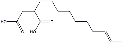 10-Dodecene-1,2-dicarboxylic acid Struktur