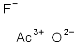 Actinium fluorideoxide Struktur