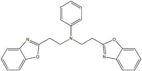 N-[2-(Benzoxazol-2-yl)ethyl]-N-phenylbenzoxazole-2-ethanamine Struktur