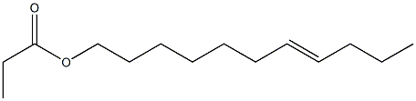 Propionic acid 7-undecenyl ester Struktur