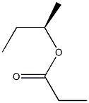 (-)-Propionic acid (R)-sec-butyl ester Struktur