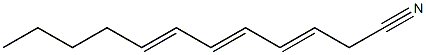 3,5,7-Dodecatrienenitrile Struktur