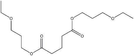 Propane-1,3-dicarboxylic acid bis(3-ethoxypropyl) ester Struktur