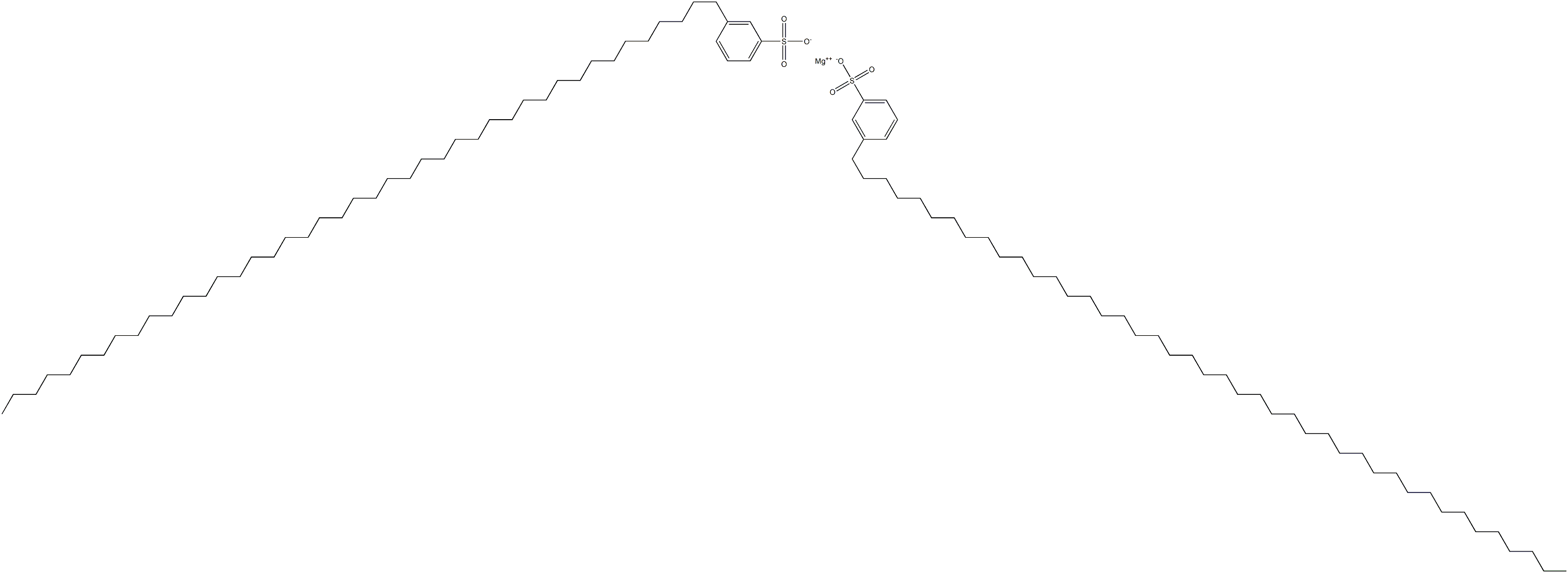 Bis[3-(tritetracontan-1-yl)benzenesulfonic acid]magnesium salt Struktur