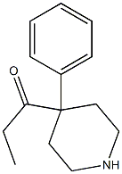 1-(4-Phenyl-4-piperidinyl)-1-propanone Struktur