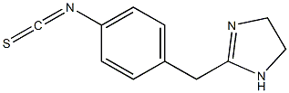 4,5-Dihydro-2-(4-isothiocyanatobenzyl)-1H-imidazole Struktur