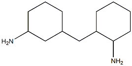 2-(3-Aminocyclohexylmethyl)cyclohexanamine Struktur