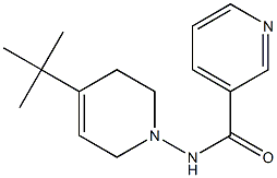 N-[(4-tert-Butyl-1,2,5,6-tetrahydropyridin)-1-yl]pyridine-3-carboxamide Struktur