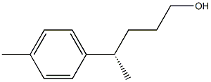 [S,(+)]-4-p-Tolyl-1-pentanol Struktur