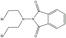 N-[Bis(2-bromoethyl)amino]phthalimide Struktur