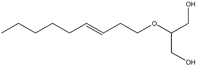 2-(3-Nonenyloxy)-1,3-propanediol Struktur