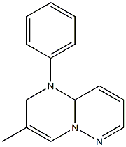 1-Phenyl-3-methyl-1,9a-dihydro-2H-pyrimido[1,2-b]pyridazine Struktur