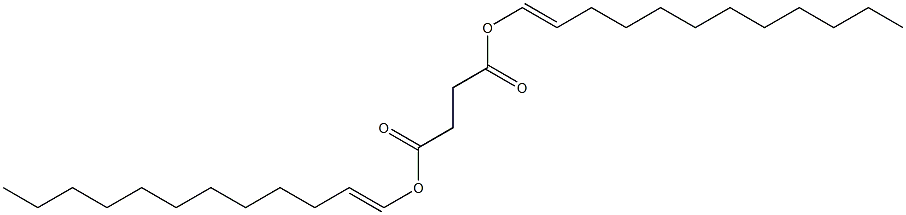 Succinic acid di(1-dodecenyl) ester Struktur