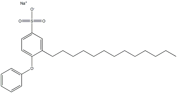 4-Phenoxy-3-tridecylbenzenesulfonic acid sodium salt Struktur