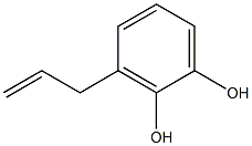 3-(2-Propenyl)-1,2-benzenediol Struktur