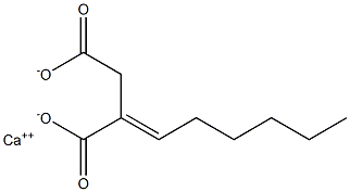 2-Hexylidenesuccinic acid calcium salt Struktur