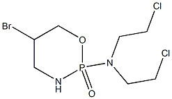 Tetrahydro-2-[bis(2-chloroethyl)amino]-5-bromo-2H-1,3,2-oxazaphosphorine 2-oxide Struktur