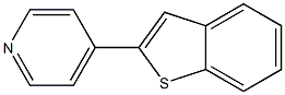 2-(4-Pyridinyl)benzo[b]thiophene Struktur