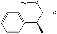 [S,(+)]-2-Phenylperoxypropionic acid Struktur