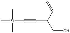 4-(Trimethylsilyl)-2-ethenyl-3-butyn-1-ol Struktur