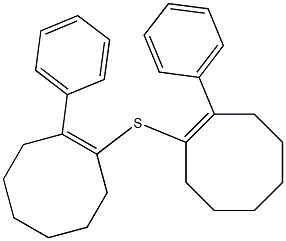 Phenyl(1-cyclooctenyl) sulfide Struktur