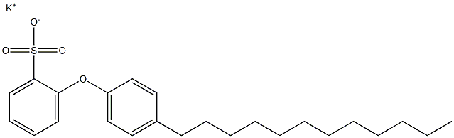 2-(4-Dodecylphenoxy)benzenesulfonic acid potassium salt Struktur