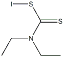 Diethylthiocarbamoylthio iodide Struktur