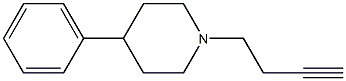 4-Phenyl-1-(3-butynyl)piperidine Struktur