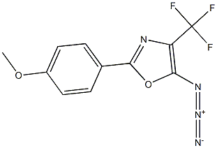 4-(Trifluoromethyl)-2-(4-methoxyphenyl)-5-azidooxazole Struktur