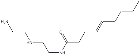 N-[2-[(2-Aminoethyl)amino]ethyl]-4-nonenamide Struktur