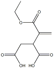 3-Butene-1,2,3-tricarboxylic acid 3-ethyl ester Struktur