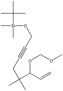 1-[(tert-Butyldimethylsilyl)oxy]-5,5-dimethyl-6-(methoxymethoxy)-7-octen-2-yne|