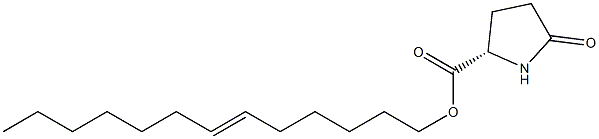 (S)-5-Oxopyrrolidine-2-carboxylic acid 6-tridecenyl ester Struktur