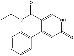 4-Phenyl-2-oxo-1,2-dihydropyridine-5-carboxylic acid ethyl ester Struktur