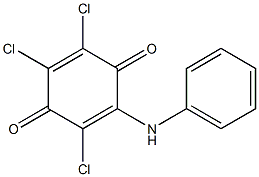 2-[(Phenyl)amino]-3,5,6-trichloro-2,5-cyclohexadiene-1,4-dione Struktur