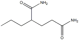 2-Propylglutaramide Struktur