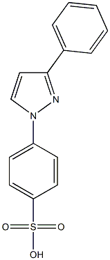 p-(3-Phenyl-1H-pyrazol-1-yl)benzenesulfonic acid Struktur