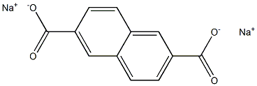 2,6-Naphthalenedicarboxylic acid disodium salt Struktur