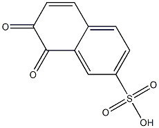 7,8-Dihydro-7,8-dioxo-2-naphthalenesulfonic acid Struktur