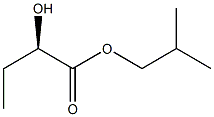 [R,(+)]-2-Hydroxybutyric acid isobutyl ester Struktur