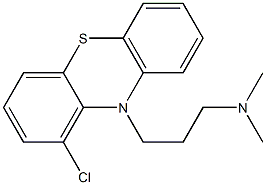 1-Chloro-10-[3-(dimethylamino)propyl]-10H-phenothiazine Struktur