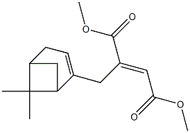 2-(Pin-2-en-10-yl)-2-butenedioic acid dimethyl ester Struktur