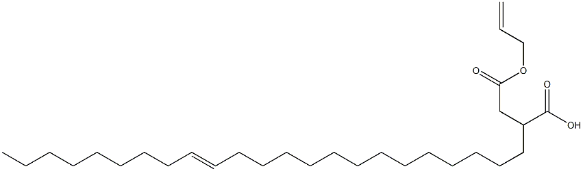 2-(14-Tricosenyl)succinic acid 1-hydrogen 4-allyl ester Struktur