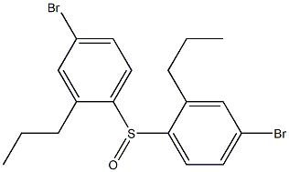 Propyl(4-bromophenyl) sulfoxide Struktur