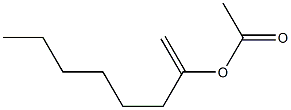 Acetic acid 1-methyleneheptyl ester Struktur