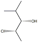 (2S,3S)-2-Chloro-4-methyl-3-pentanol Struktur