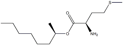 (R)-2-Amino-4-(methylthio)butanoic acid (R)-1-methylheptyl ester Struktur