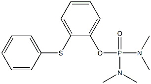 Di(dimethylamino)phosphinic acid [2-(phenylthio)phenyl] ester Struktur